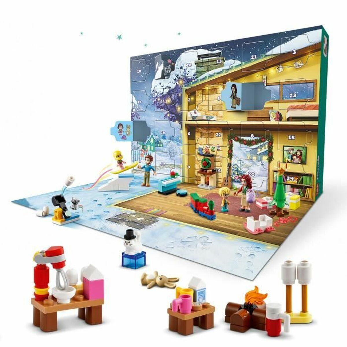 Construction set Lego 42637 Advent Calendar 2024 Gifts Before Christmas Multicolour-4