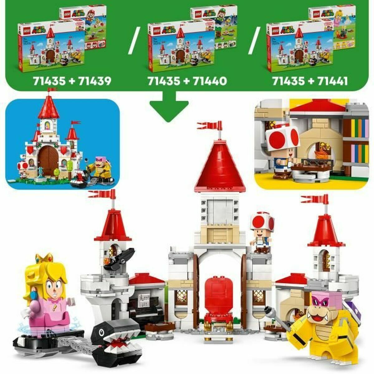 Construction set Lego 71435 Roy Peach's Castle Battle Multicolour-3