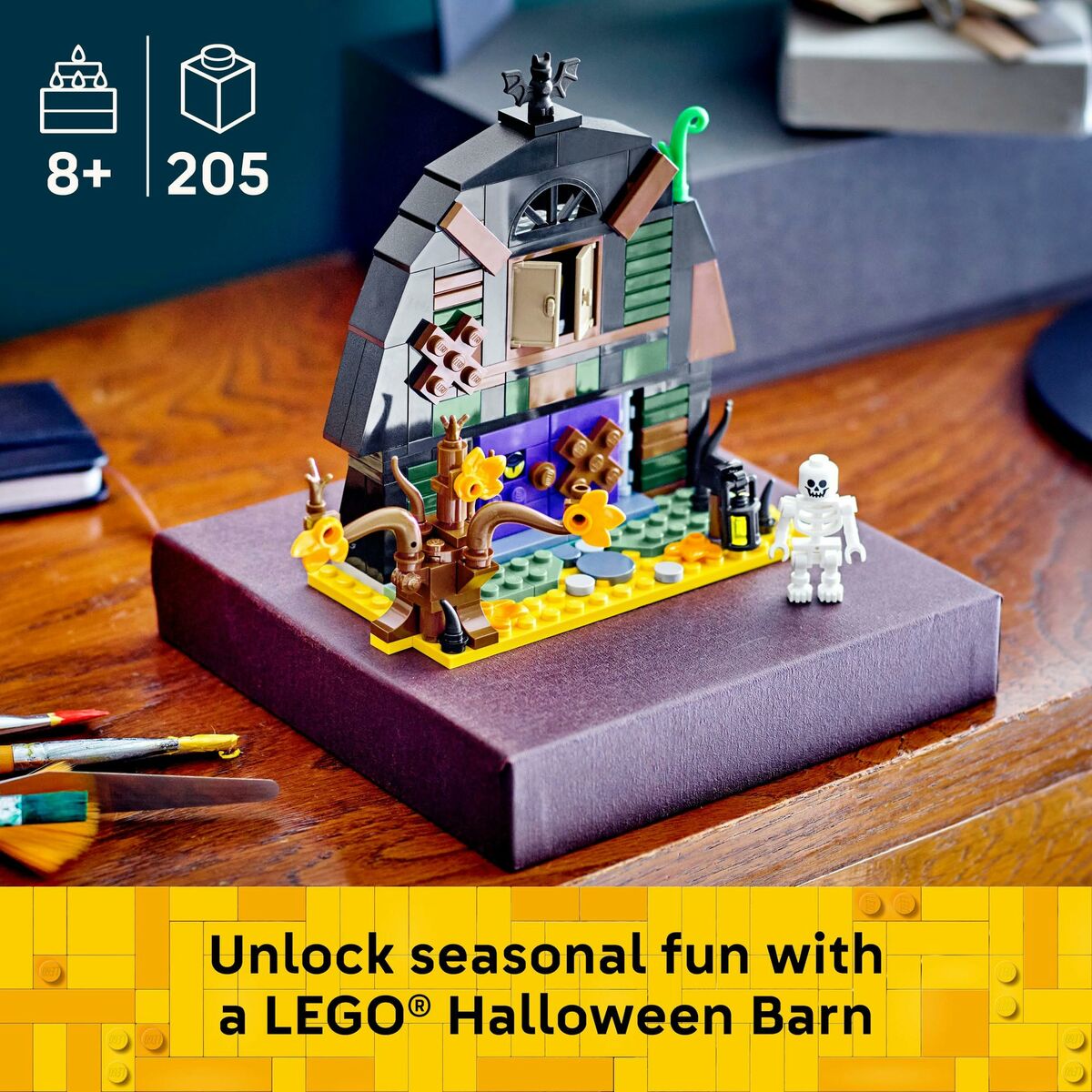 Construction set Lego 40721 Halloween Barn 205 Pieces-5