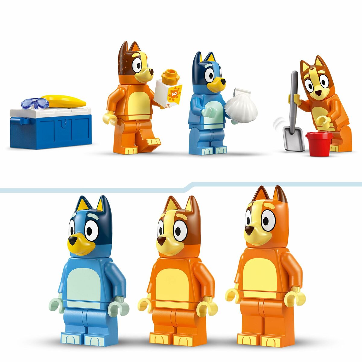 Construction set Lego 11202 Bluey's Beach & Family Car Trip 133 Pieces-3