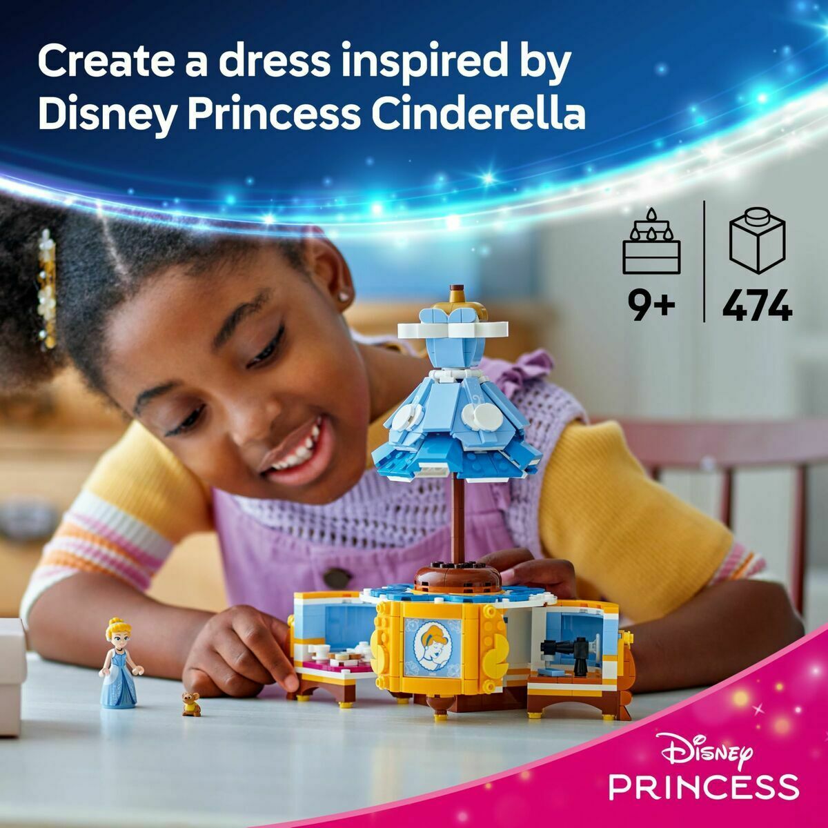 Construction set Lego Disney Princess 43266 474 Pieces-9