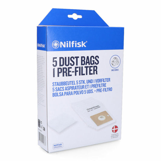 Replacement Bag for Vacuum Cleaner Sil.ex Nilfisk (5 Units)-0