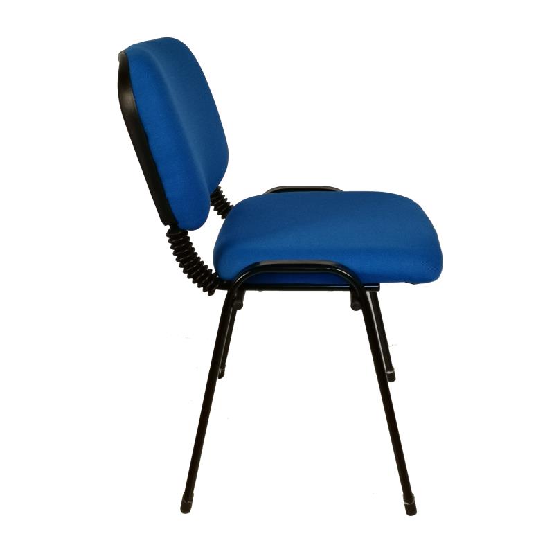 Stackable Office Conference Visitor and Community Chairs (Set of 7-Blue)-3