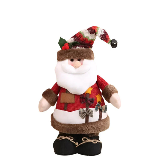 NNEOBA Christmas Santa Claus Standing Doll Decor-0