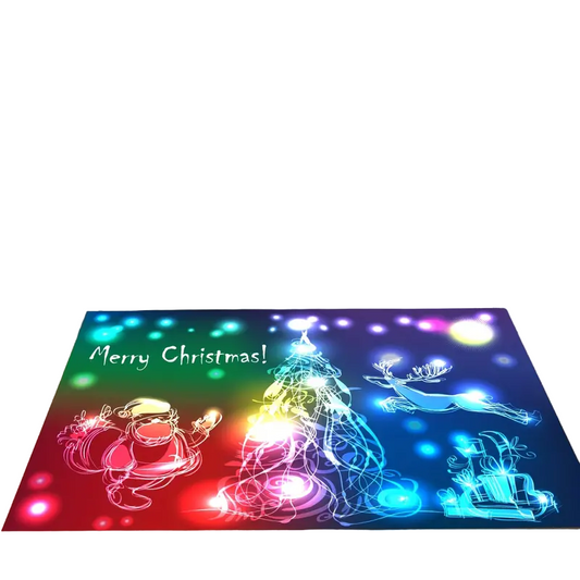 NNETM 1pc Christmas Decor Floor Mats-0