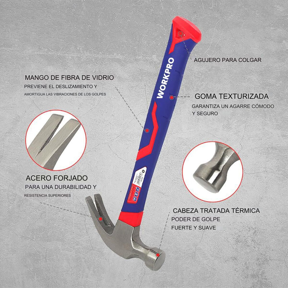 Hammer Workpro 450 g Carpentry-1