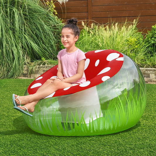 Inflatable Armchair Bestway Multicolour 112 x 112 x 66 cm Mushroom-1