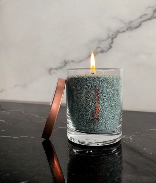 Emerald unscented Candle Sand 330g/0.73lbs-1