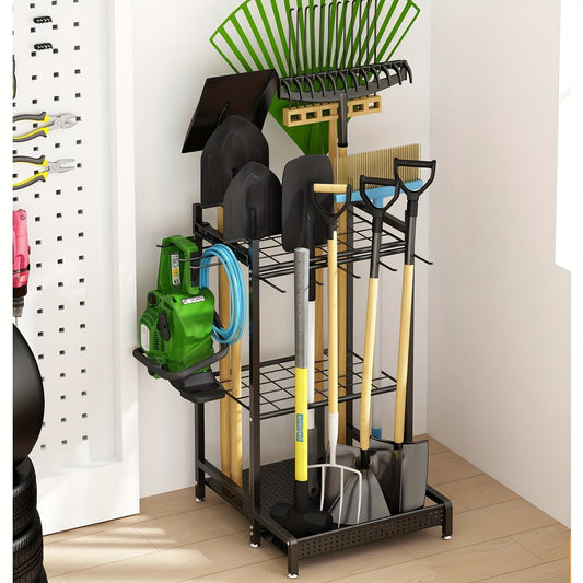 Garden Tool Storage Rack Rustproof Organizer-1