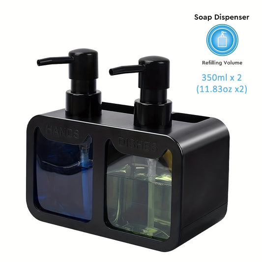 NNETM Dual Soap Dispenser Sink Organizer Set-1