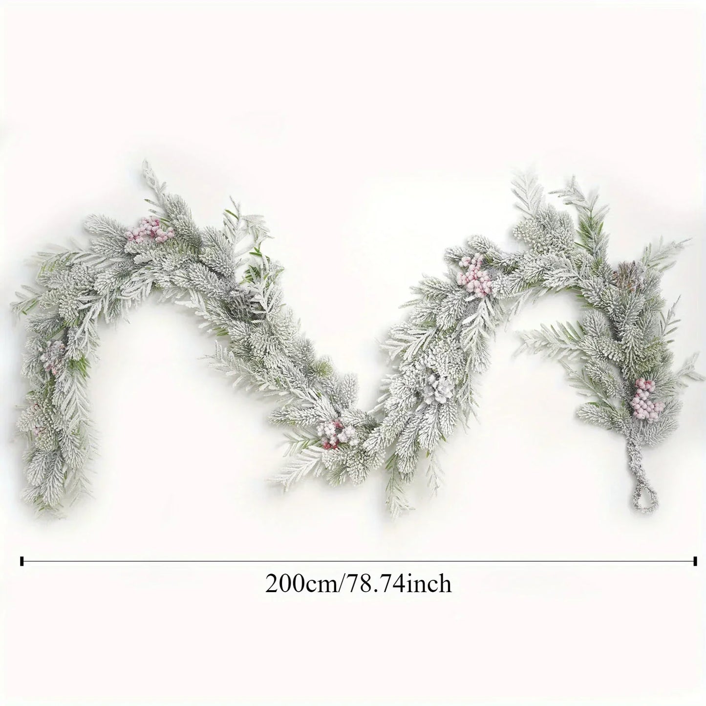Red Berry Christmas Wreath Holiday Decor-3