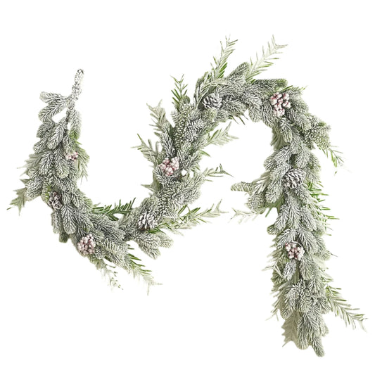 NNEOBA Red Berry Christmas Wreath Holiday Decor-0