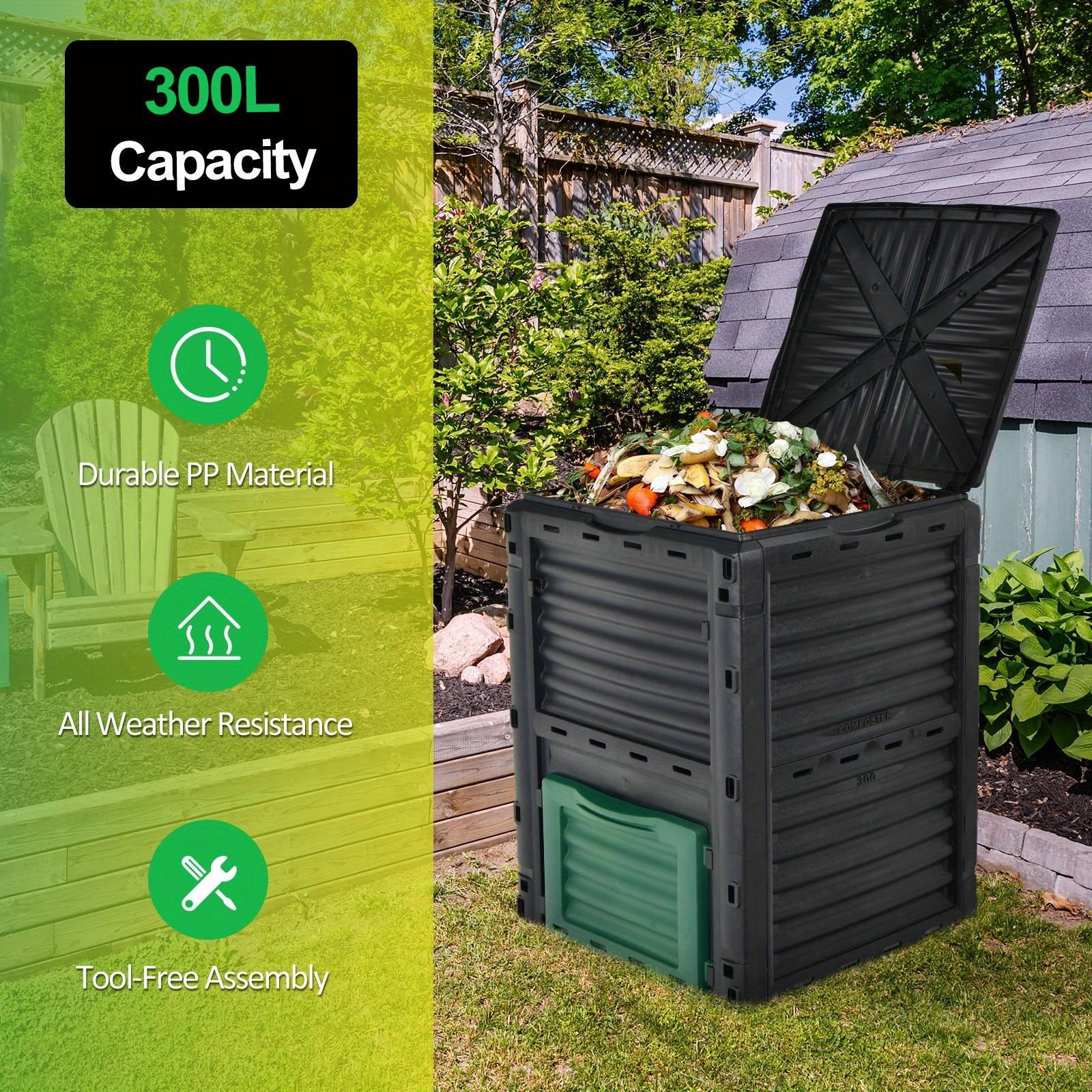Garden Compost Bin with Rotate Function-2