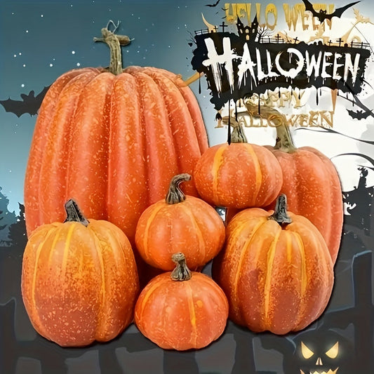 Halloween Pumpkin Decoration Set (7pcs)-1
