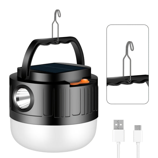 Solar Rechargeable Camping Light Outdoor LED Lamp-1
