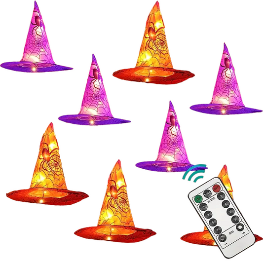 Witchy Illuminations: 8 Enchanted Hanging Hat Lights-0