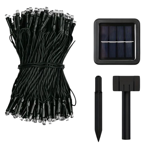 Enhance Your Outdoor Decor with 11.89m 200 LED Solar Fairy Lights | Waterproof Multicolor Garland Lights-0