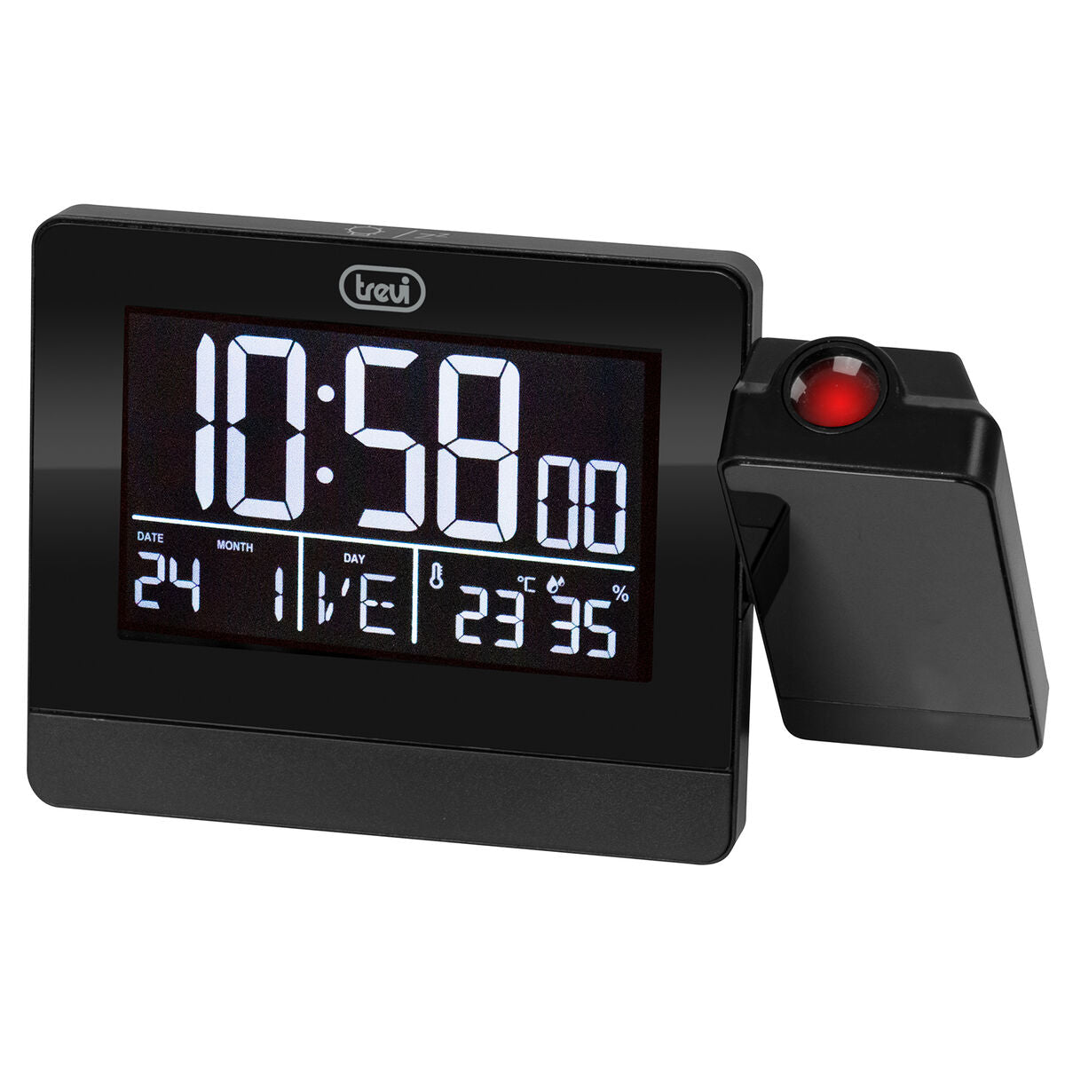 Table clock Trevi 0088400 Black (1 Unit)-7