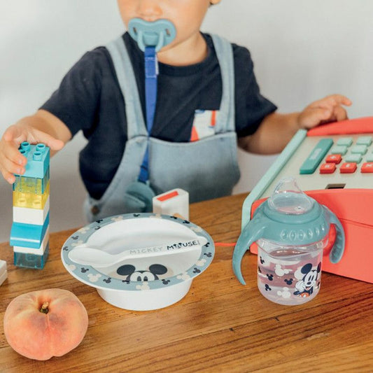 Dinnerware Set ThermoBaby MICROWAVE MEAL SET BOWL + MICKEY SPOON-1