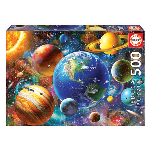 Puzzle Solar System Educa 18449 (500 pcs)-0