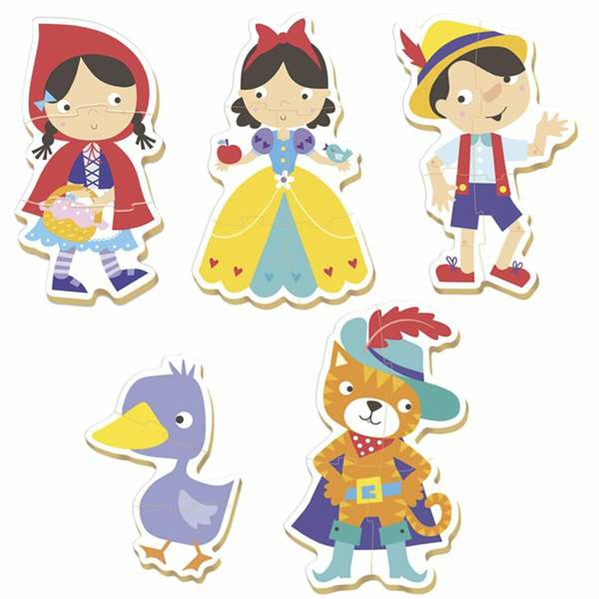 Child's Puzzle Educa Folk Tales 5 Pieces-2