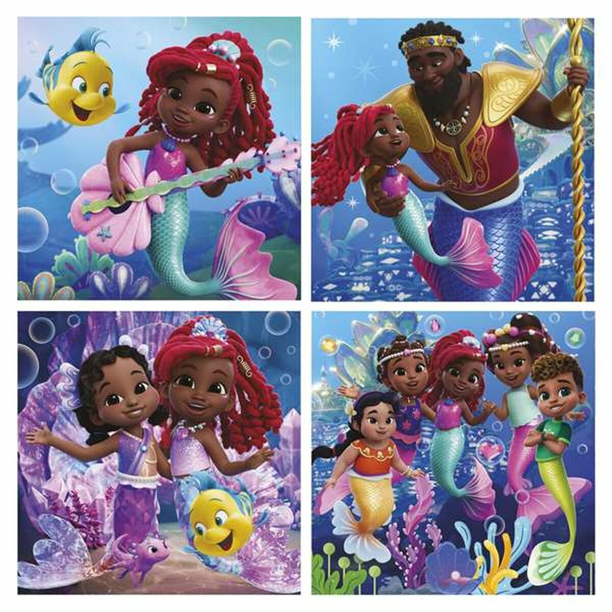 4-Puzzle Set Educa Ariel-2