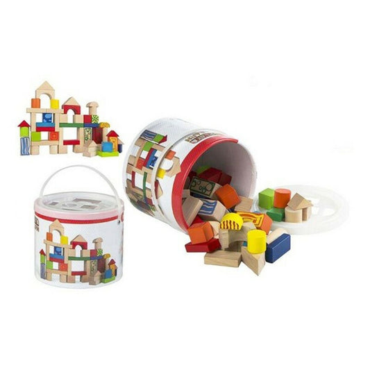 Boat with Building Blocks Woomax 50 Pieces-0