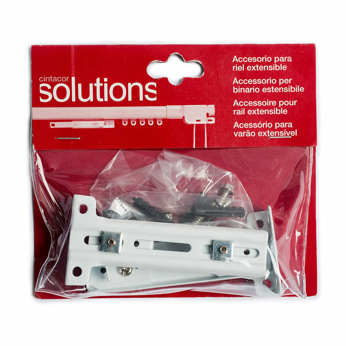 Curtain rail brackets Stor Planet Cintacor White-1