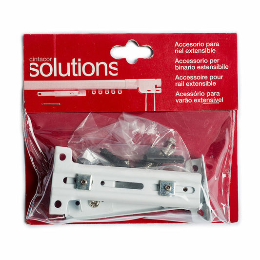 Curtain rail brackets Stor Planet Cintacor White-1