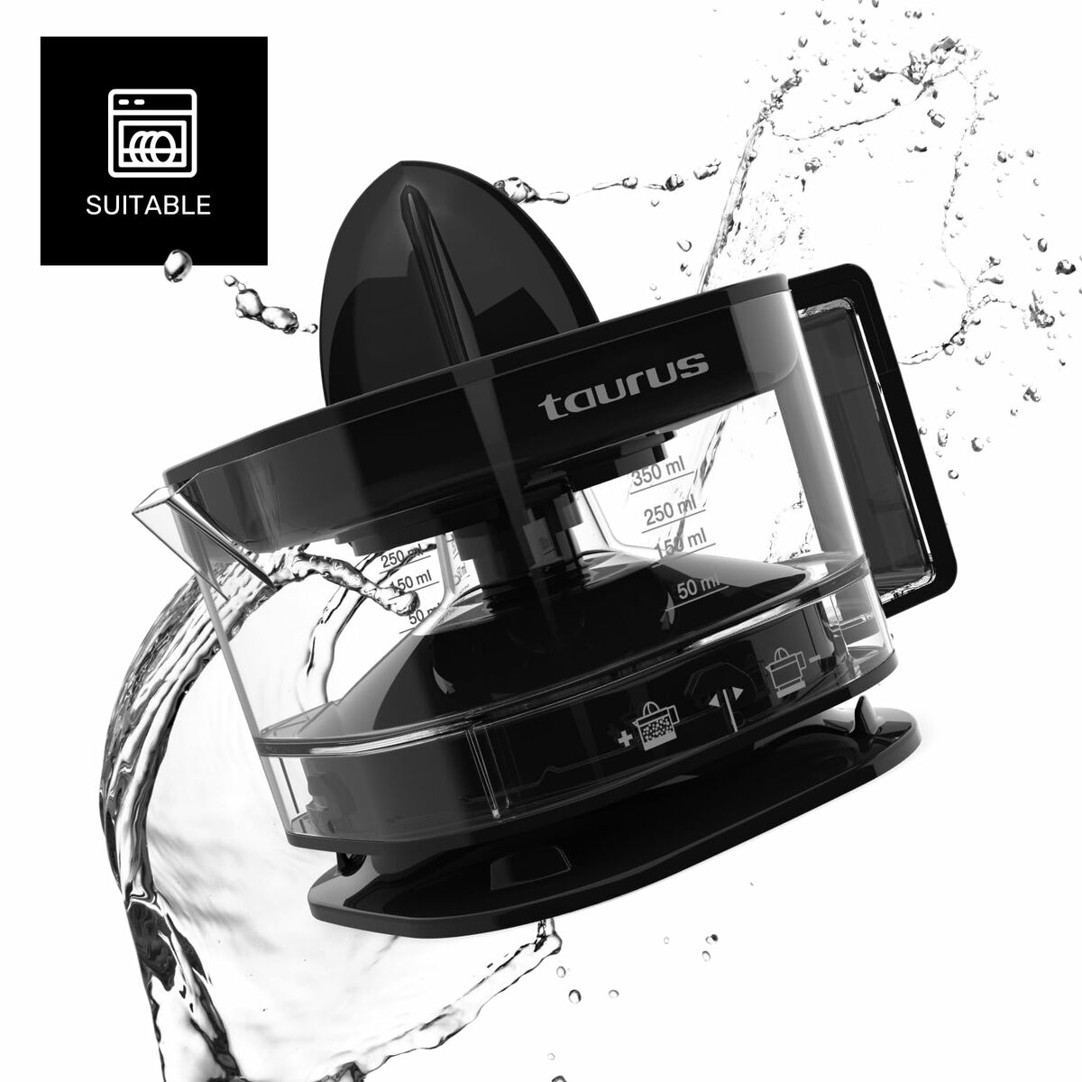 Electric Juicer Taurus TC350 NERO 25 W Black 350 ml-5
