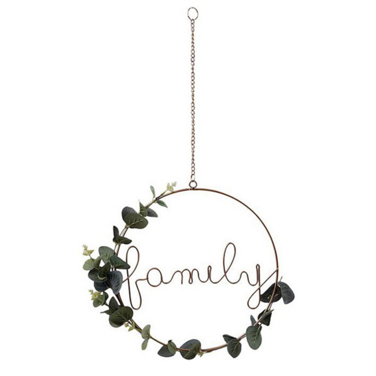 Hanging decoration Family Ø 31 cm Golden-0