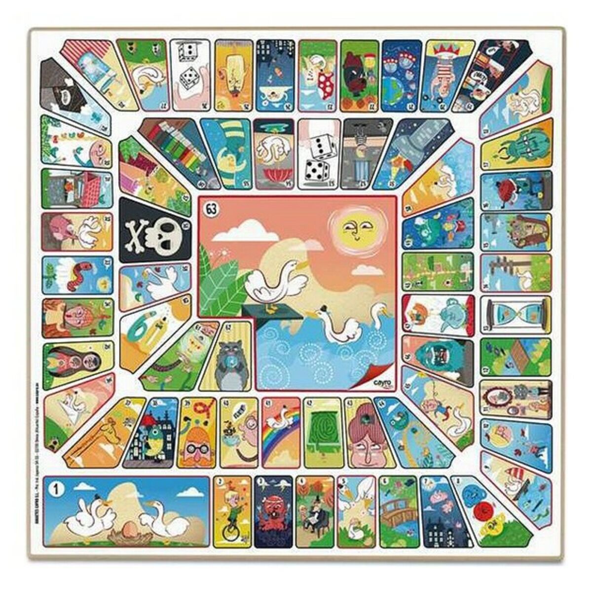Parchís and Oca Board Cayro 40 x 40 cm-2