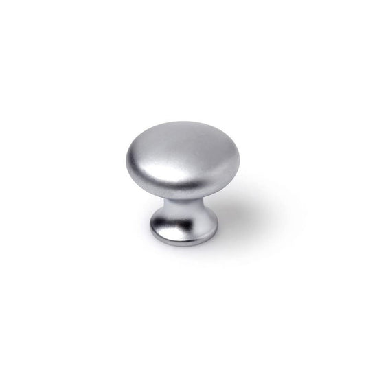 Doorknob Rei Silver Metal Ø 25 x 24 mm Circular Matte finish 4 Pieces-0