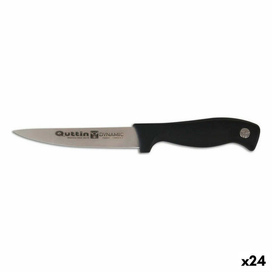 Kitchen Knife Quttin Dynamic Black Silver 11 cm (24 Units)-0