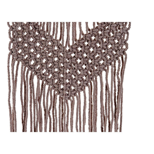 Hanging decoration DKD Home Decor Purple Light brown Bamboo-1