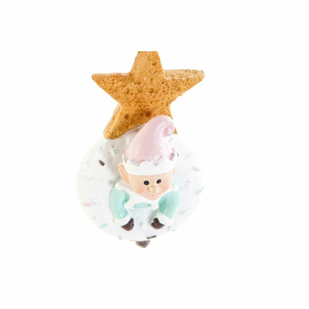 Hanging decoration DKD Home Decor Christmas Resin (2 pcs) (5.5 x 5 x 9 cm)-1