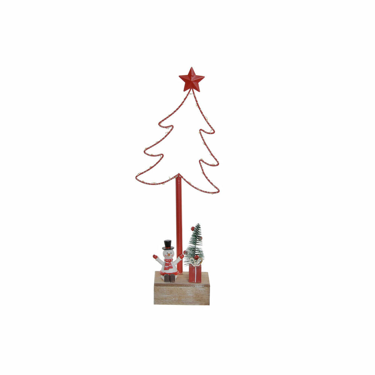 Christmas Tree DKD Home Decor Metal LED (15 x 7 x 38 cm)-0
