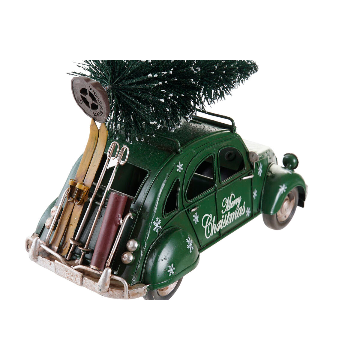 Christmas bauble DKD Home Decor Red Green Car 26 x 11,5 x 16,5 cm (2 Units)-1