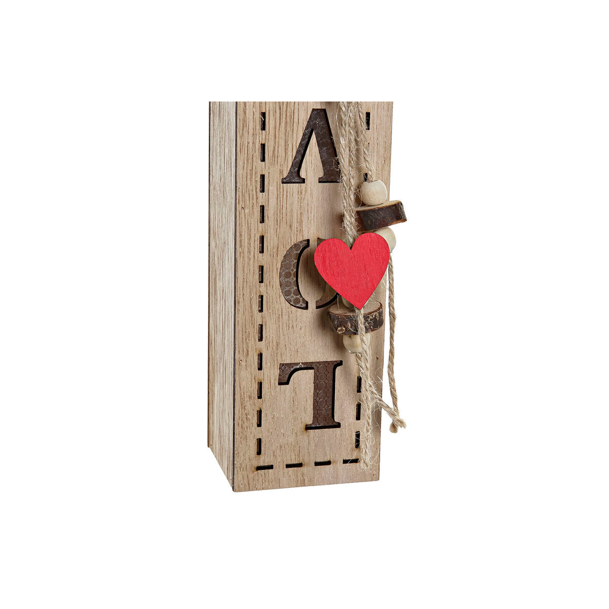 Lighting decoration DKD Home Decor Christmas Natural (6,5 x 7,5 x 36 cm) (2 Units)-1