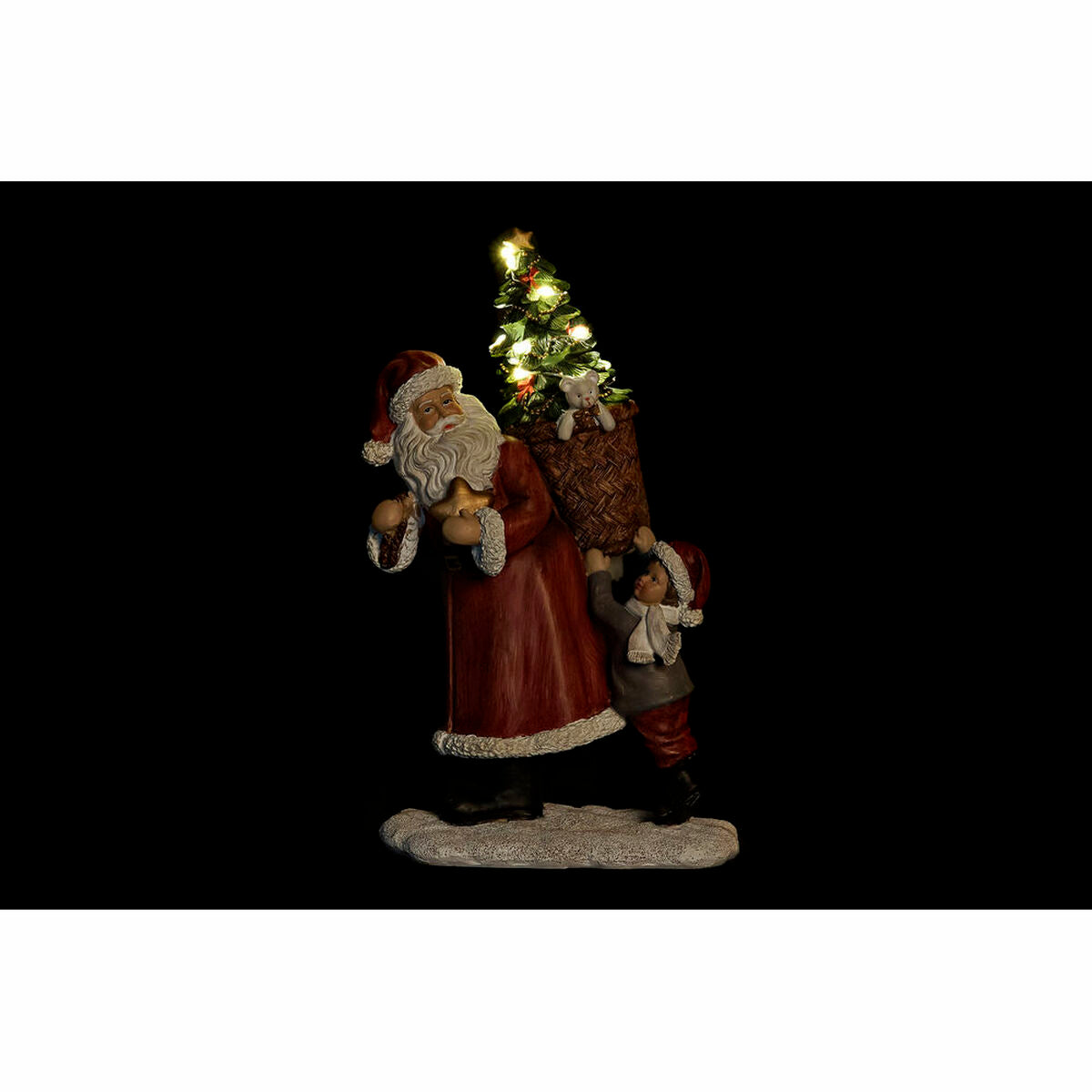 Decorative Figure DKD Home Decor Father Christmas Resin (15 x 11 x 27 cm)-2