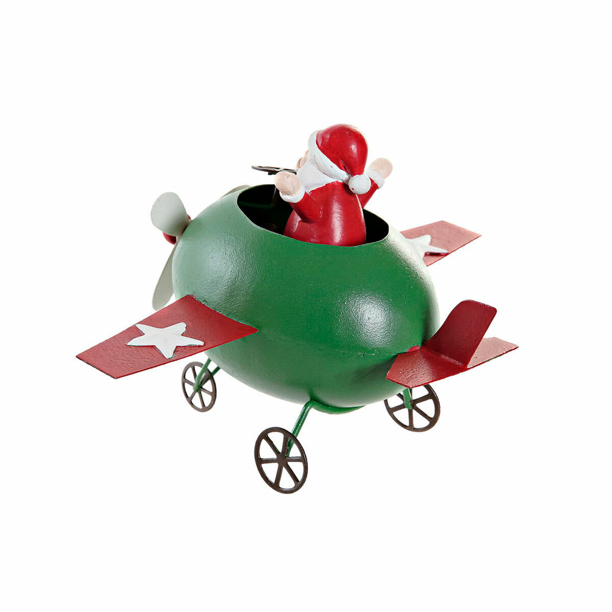 Christmas bauble DKD Home Decor Metal Reindeer (19 x 14 x 13 cm) (3 pcs)-1