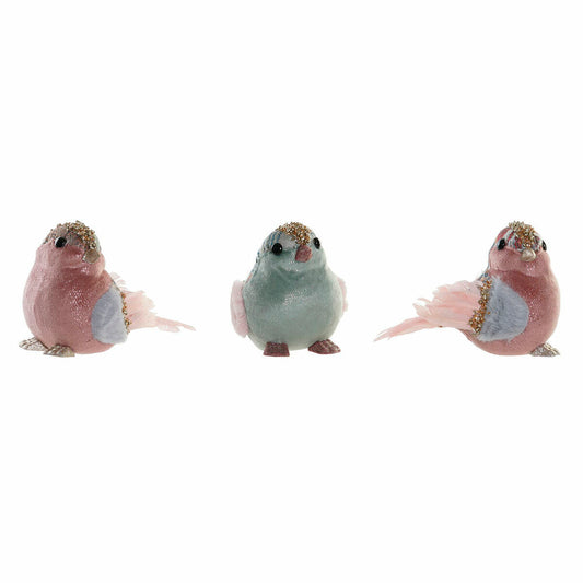 Christmas bauble DKD Home Decor Polyester Foam (3 pcs) (15 x 10 x 11 cm)-0