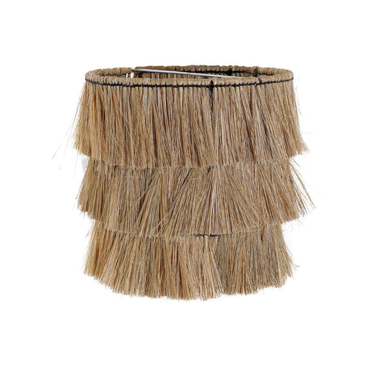 Lamp Shade DKD Home Decor Jute Metal Natural Fringe 40 x 40 x 40 cm-0