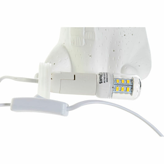 Desk lamp DKD Home Decor 17 x 12 x 23 cm Porcelain White 220 V 25 W-1