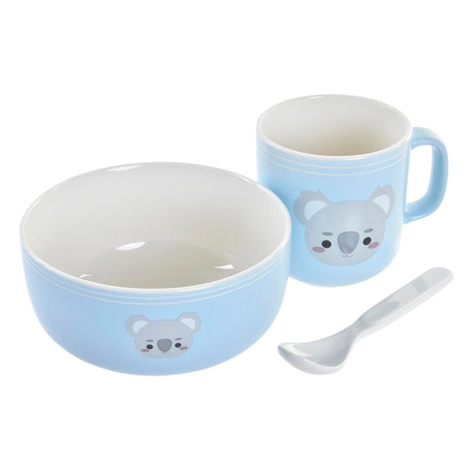 Children’s Dinner Set DKD Home Decor Koala-1