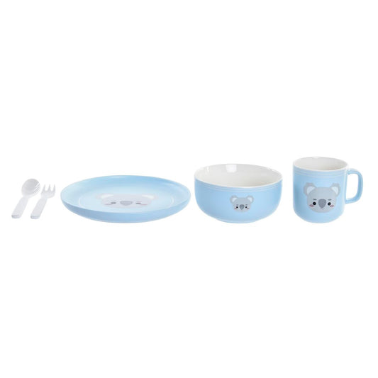 Children’s Dinner Set DKD Home Decor Koala-0