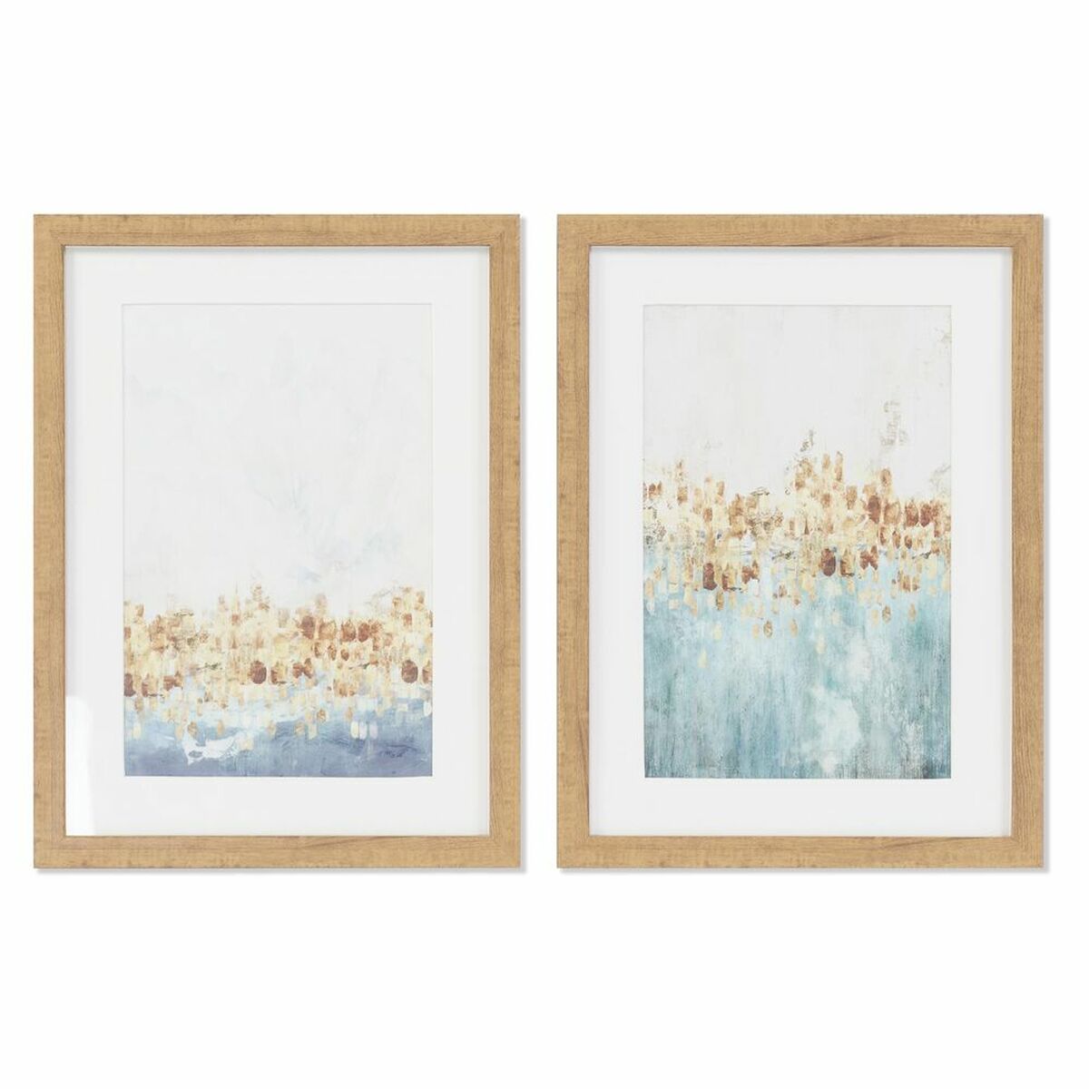 Painting DKD Home Decor Abstract (30 x 2,5 x 40 cm) (2 Units)-0