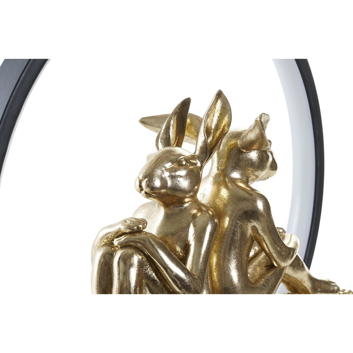 Lighting decoration DKD Home Decor Love Resin Rabbit love 30 x 11 x 31,5 cm-3