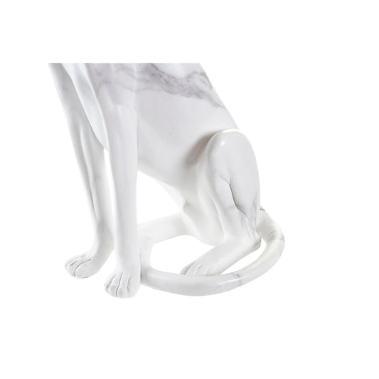 Decorative Figure DKD Home Decor Grey White Leopard Resin Marble (25 x 18 x 41 cm)-1