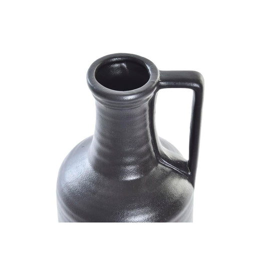 Vase DKD Home Decor Black Porcelain Modern 13 x 13 x 32 cm-1